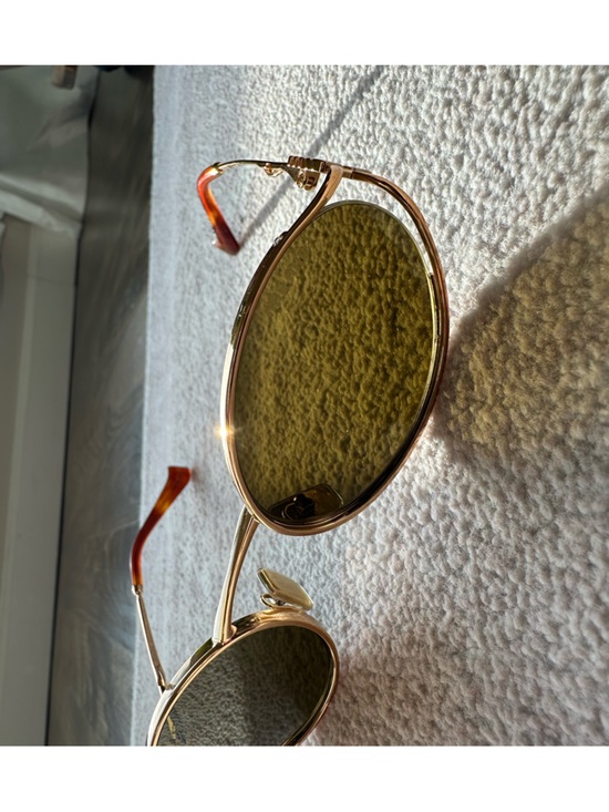 Miu Miu Gold Frame with Tortoiseshell Accents Sunglasses main image 4